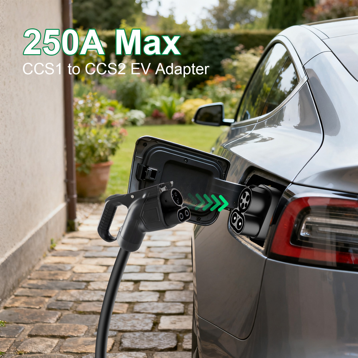 محول CCS1 إلى CCS2، تيار مستمر - مراجعة Ccs2 To Ccs1 Fast Charge Adapter 250Kw وسعره